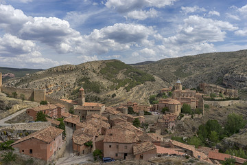 Fototapeta na wymiar Hermosos pueblos de España, Albarracín en la provincia de Aragón