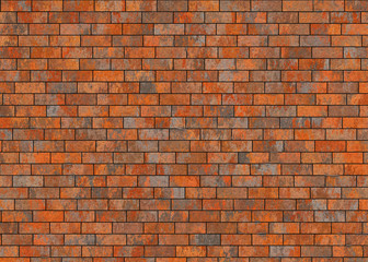 old hi-res red small brick wall pattern