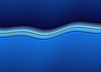 abstract blue wave shapes