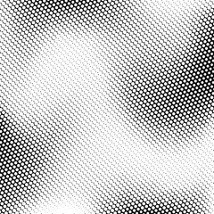 Fototapeta premium White abstract background with black and white halftone texture, dotwork, circles pattern for design concepts, banners, posters, wallpapers, web, presentations and prints. Vector illustration.