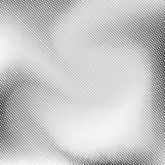 White abstract background with black and white halftone texture, dotwork, circles pattern for design concepts, banners, posters, wallpapers, web, presentations and prints. Vector illustration.