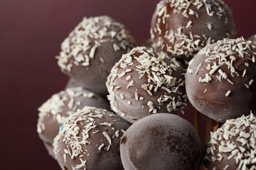 Chocolate cake pops