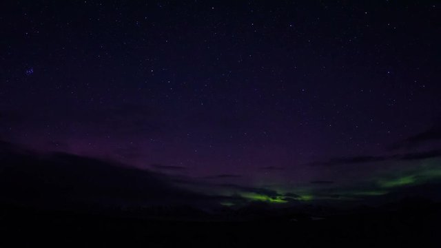 Northern Lights in Arctic in 4K.