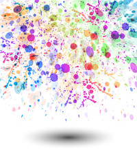 Abstract color splash background.