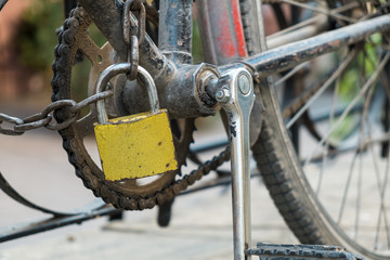 Locked bike