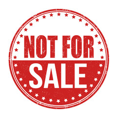 Not for sale stamp