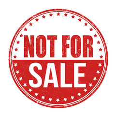 Not for sale stamp