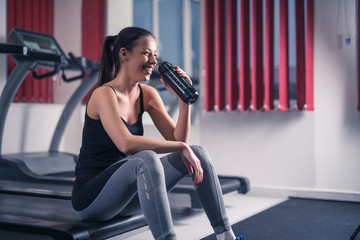 Resting after workout