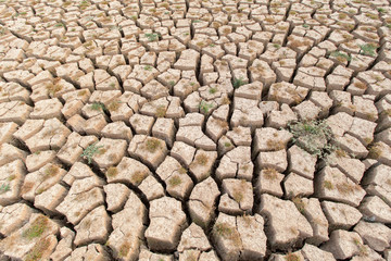 Cracked dry land without water.Abstract background.