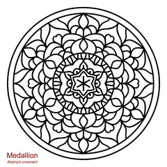Ethnic Medallion-Mandala.