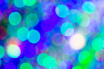 defocused bokeh lights