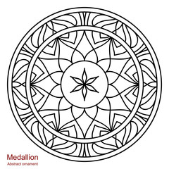 Ethnic Medallion-Mandala.
