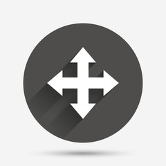 Obraz premium Fullscreen sign icon. Arrows symbol.