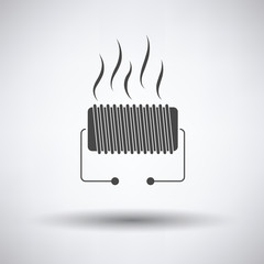 Electrical heater icon