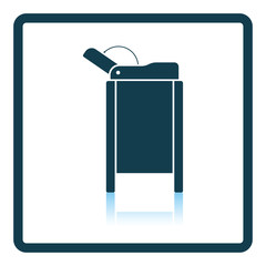 Baby swaddle table icon