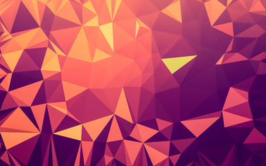 Abstract low poly background, geometry triangle