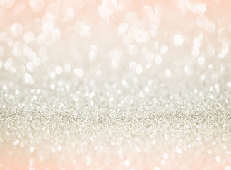 rose gold glitter bokeh texture background