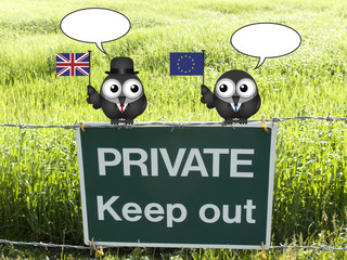 Blank talk UK exit negotiations with the European Union