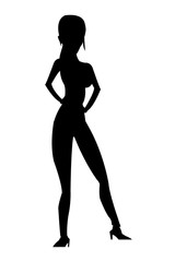 woman standing icon