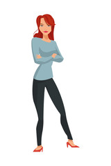 woman standing icon