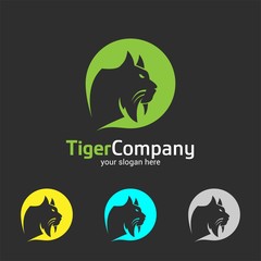 vector logo animal, flat design