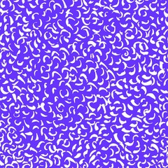 White swirls on azure background