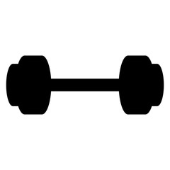 simple barbell icon