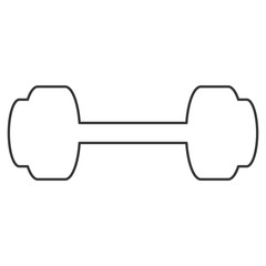 simple barbell icon