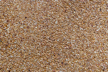 Cement with small gravel texture