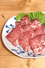Freshness Japanese meat for BBQ