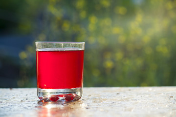 Red cherry juice