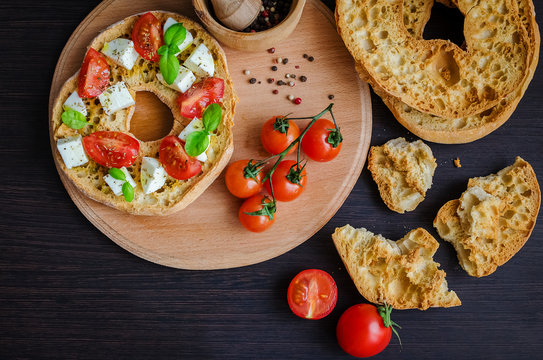 Italian appetizer Friselle