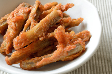 ゴボウのすり身揚げ