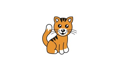 Kitty Cat Logo Vector
