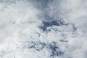 Background of dark clouds before a thunderstorm.