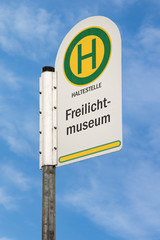 Schild 79 - Freilichtmuseum - obrazy, fototapety, plakaty