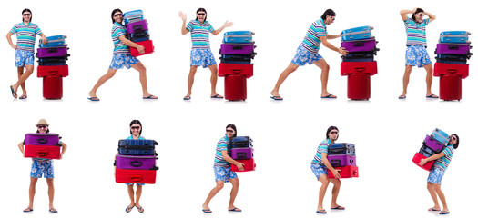 Man preparing for this summer vacation