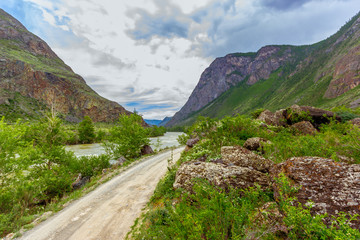 Altai Mountain River