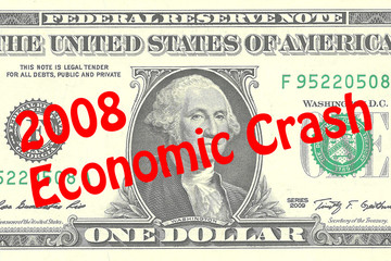 2008 Economic Crash - business concept