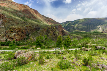 Fototapeta na wymiar Altai Mountain River
