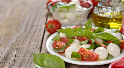 Italian caprese salad