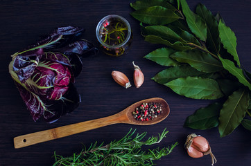 Herbs and spices selection