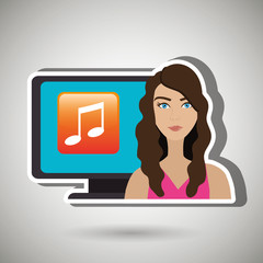 social network user design, vector illustration eps10 graphic 