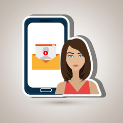 social network user design, vector illustration eps10 graphic 