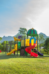 Children playground park.