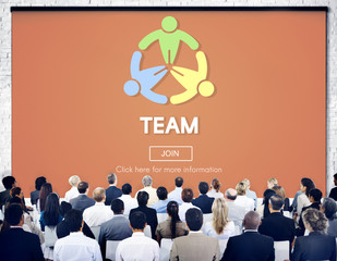 Team Teamwork Connection Cooperation Partner Concept