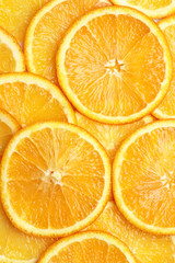 Orange slices background