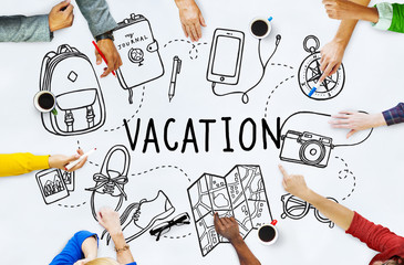 Vacation Wanderlust Travel Trip Concept