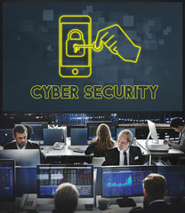 Cyber Security Online Safety Graphic Concept
