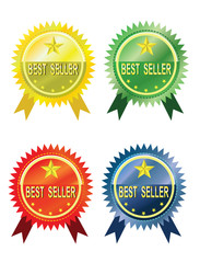 Vector - Bestseller label set 